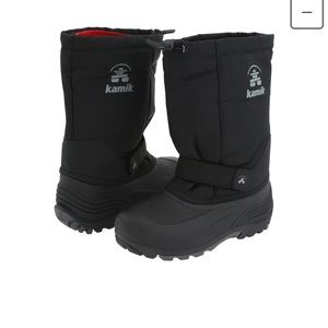 Like new Kamik youth unisex snow boots shoes size 1